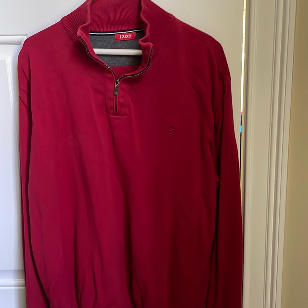 Izod 1/4 Zip Sweater Size XL